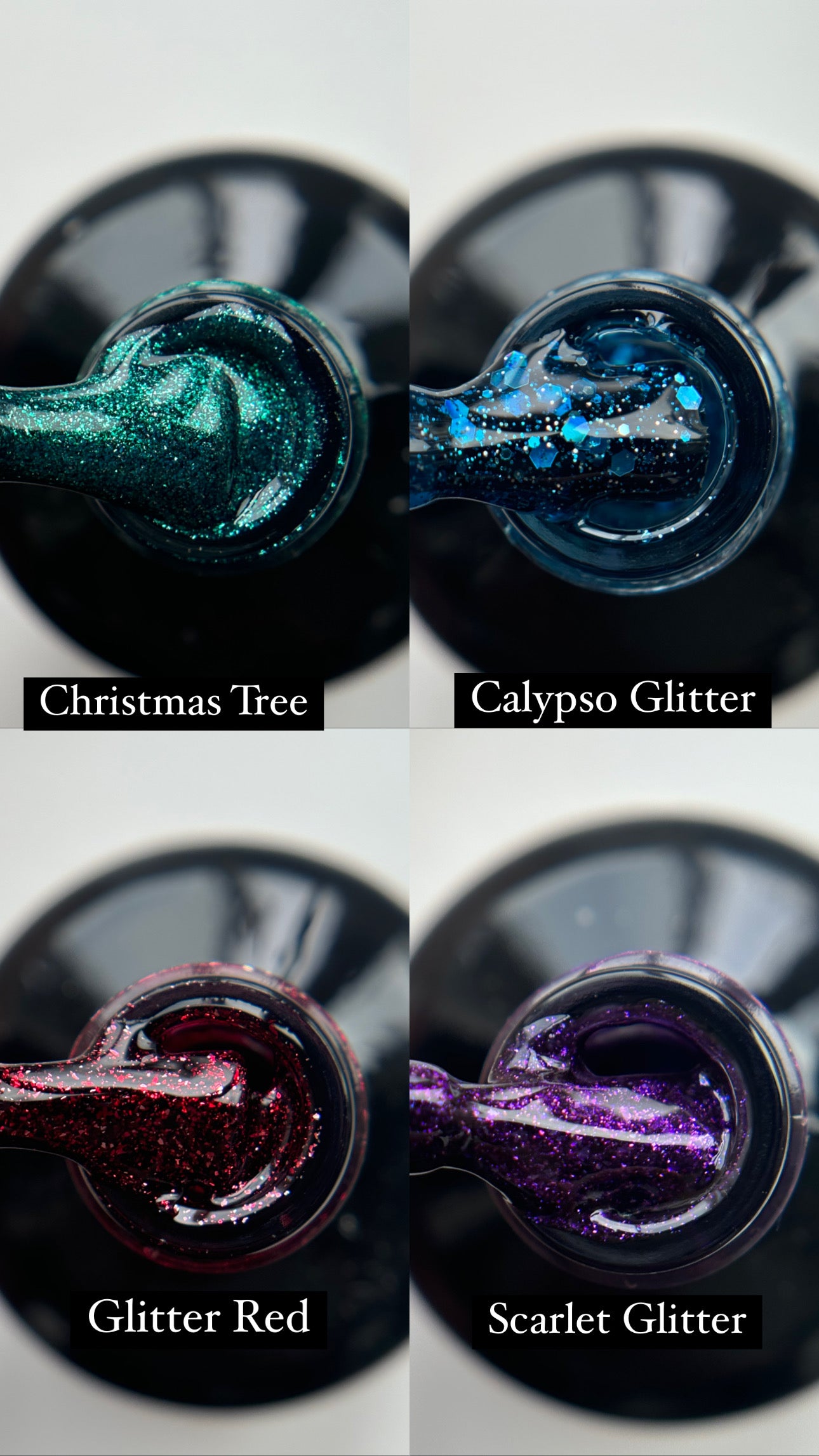 Glitter Red Gel Polish