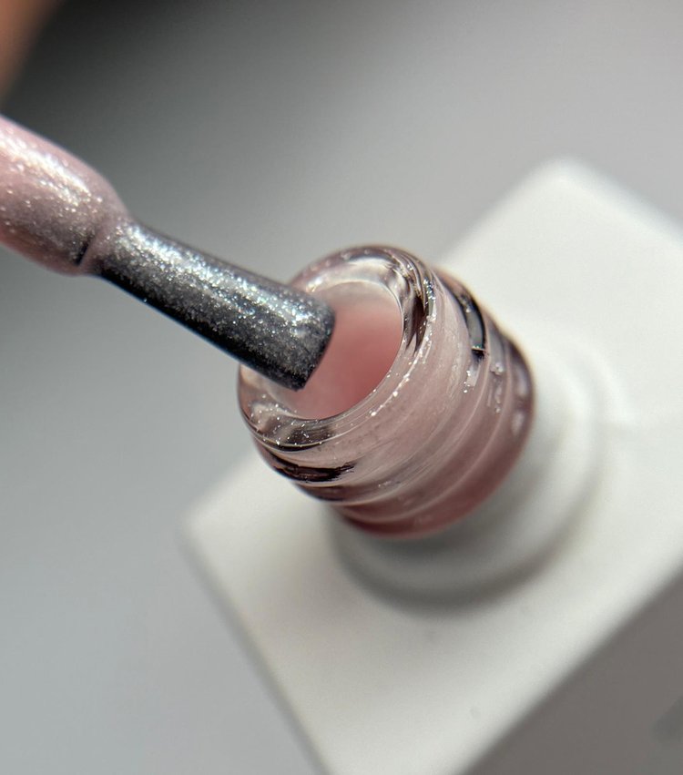 Pink Shimmer-Rubber Base