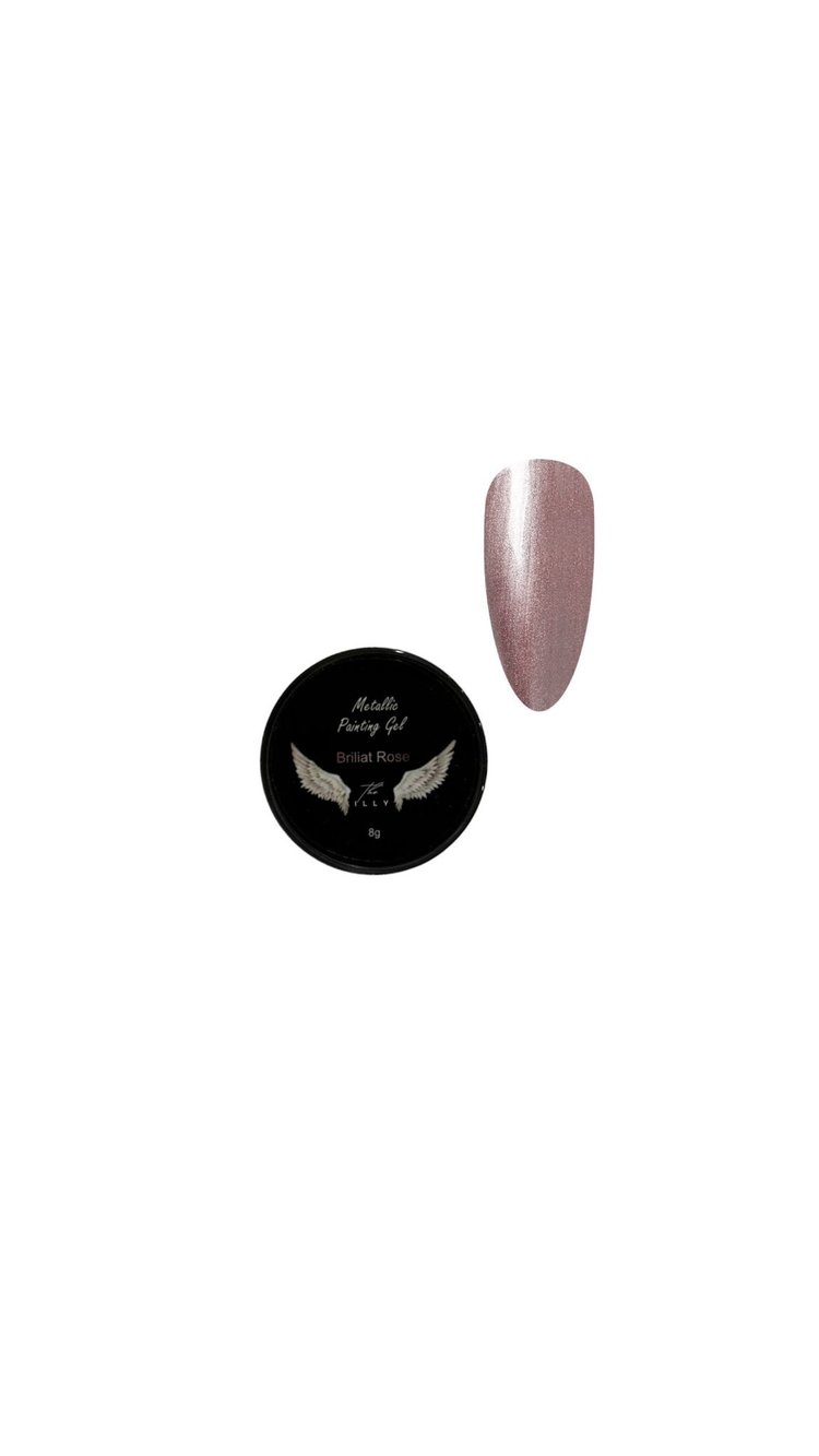Brilliant Rose Metallic Painting gel