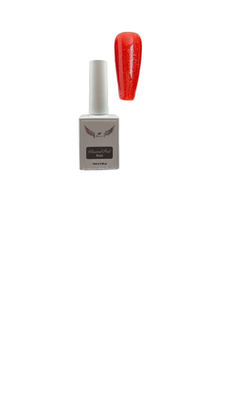 Shimmer Red Rubber Base