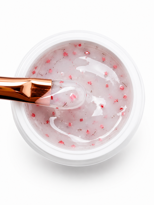 Milky Red Flower Builder Gel 15g Hema & TPO Free