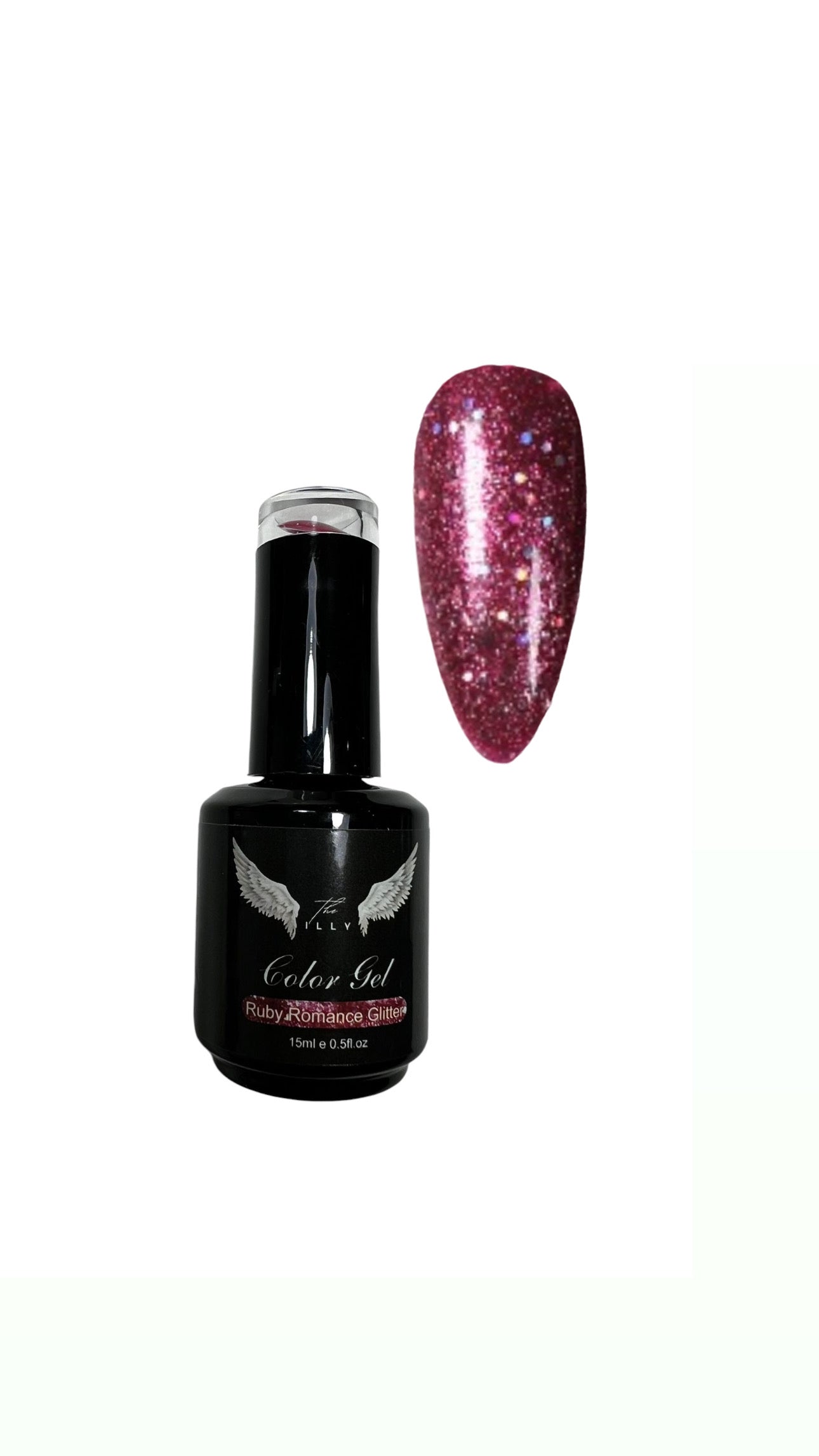 Ruby Romance Glitter Gel Polish