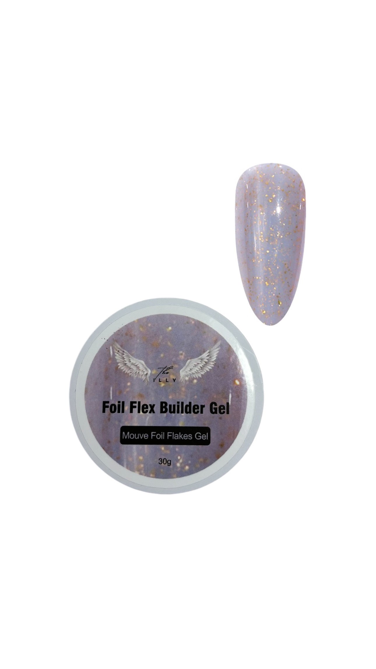 Mauve Foil Flex Builder Gel