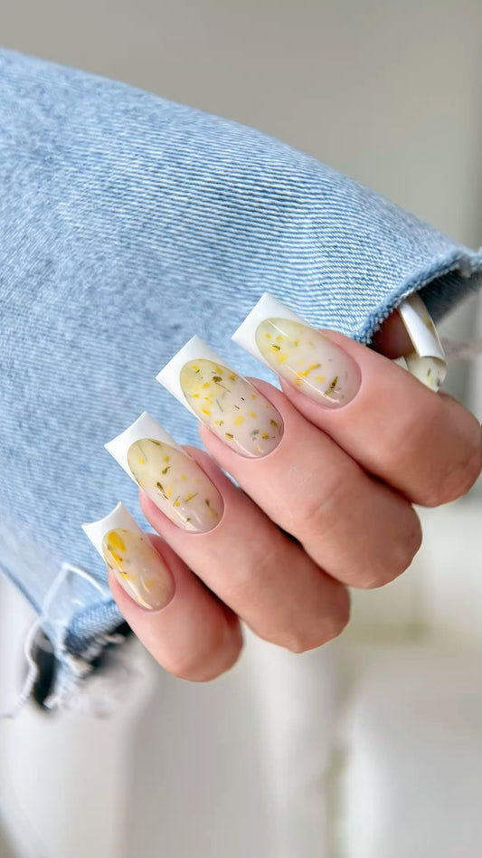 Milky Yellow Flower Builder Gel 15g Hema & TPO Free