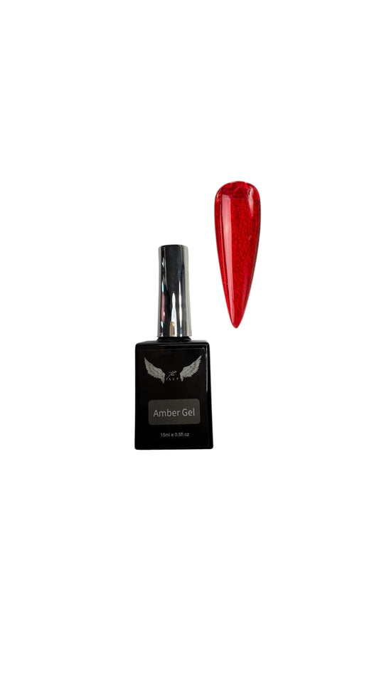 Red Glass Gel Polish
