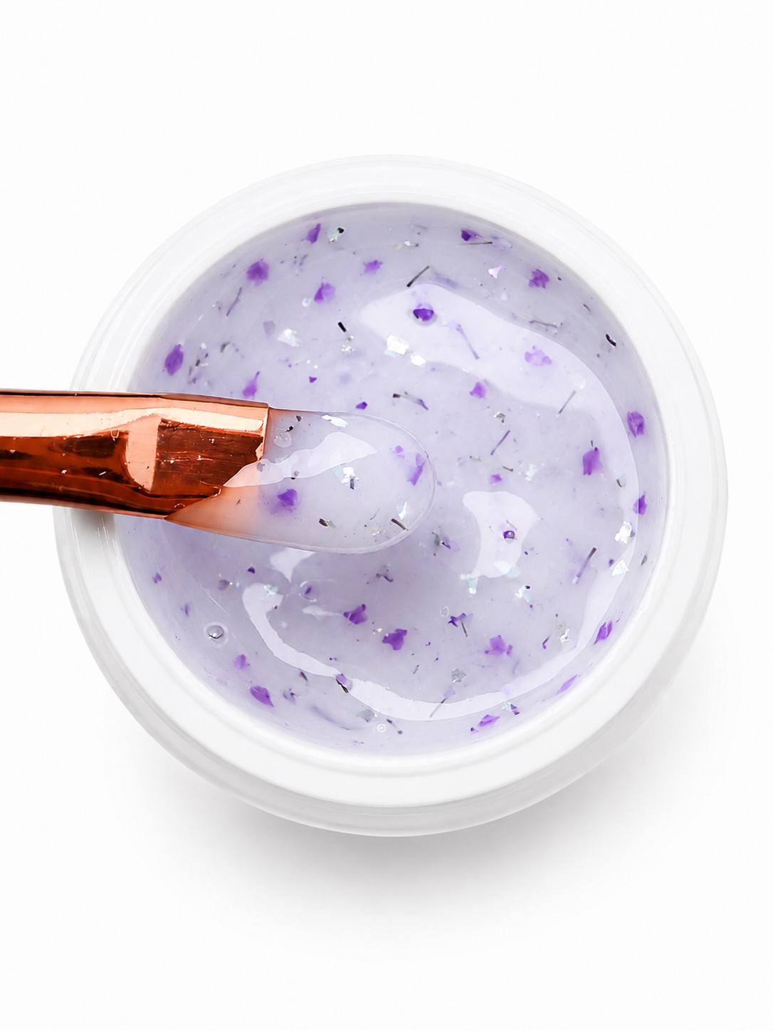 Milky Purple Flower Builder Gel 15g Hema & TPO Free