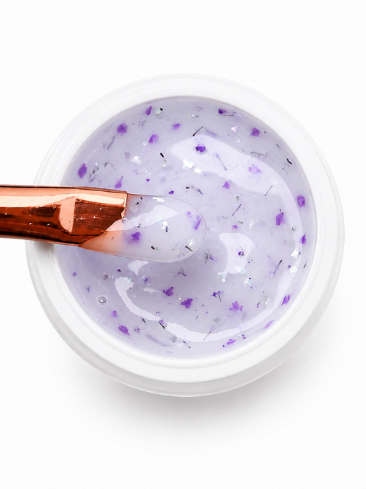 Milky Purple Flower Builder Gel 15g Hema & TPO Free