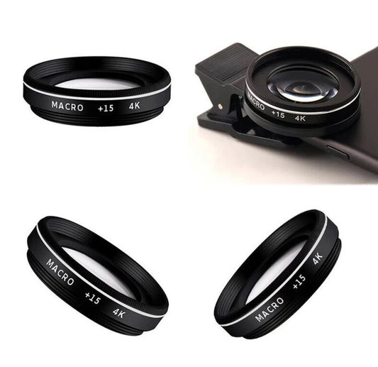 Lentila macro +15 4K