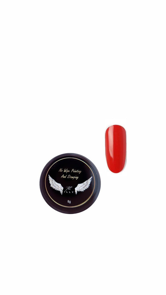 No Wipe &amp; Stamping Painting Gel Ferrari Red