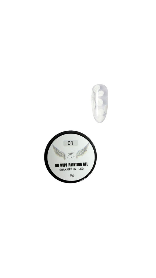 No Wipe & Stamping Painting Gel White